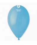 Пастелни балони в бебешко син цвят G110 - 5бр