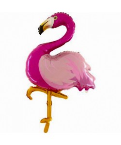 Фолиев балон - Розово фламинго