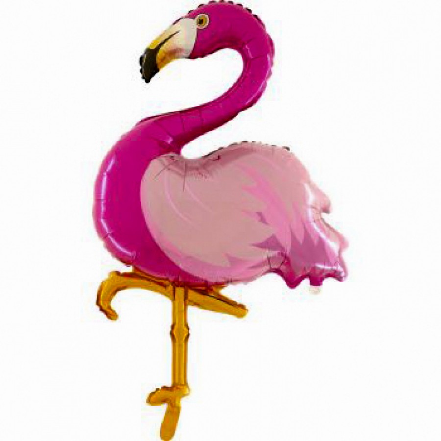Фолиев балон - Розово фламинго