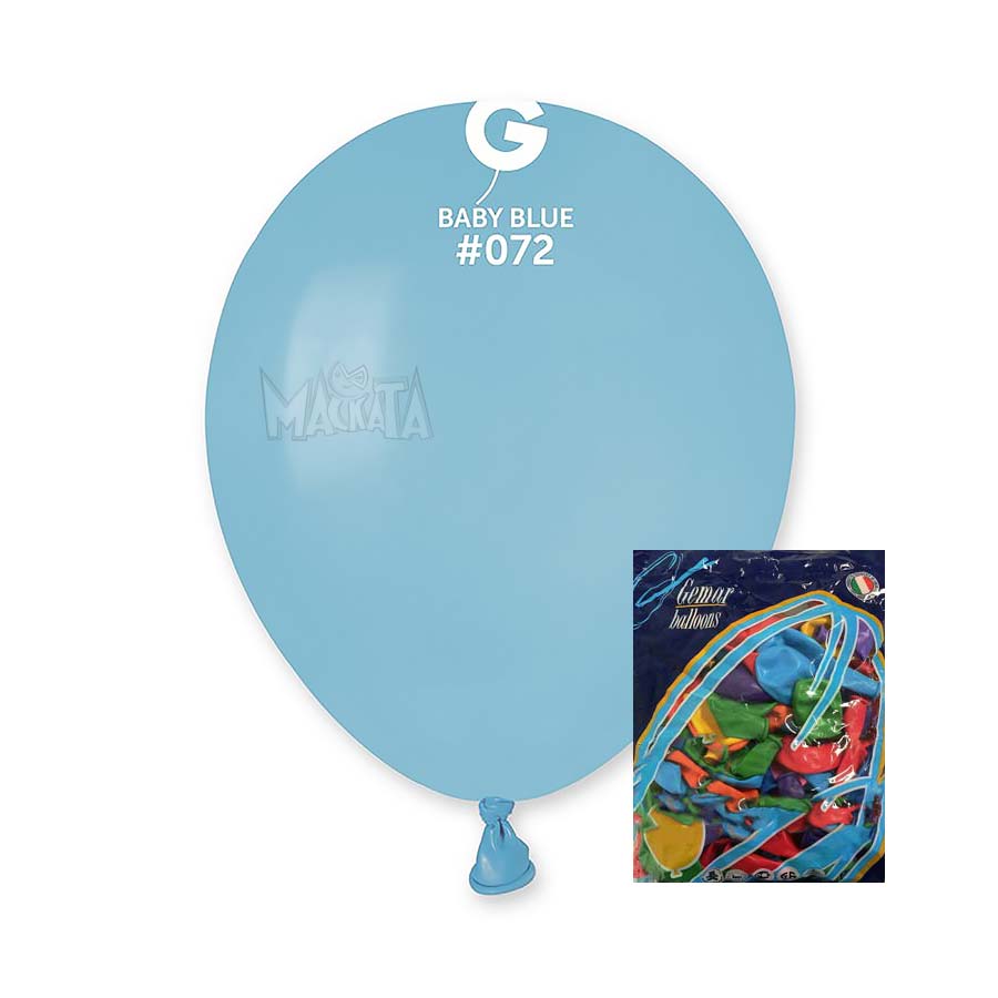 Пакет балони в цвят бебешко синьо А50 100бр
