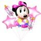 Парти сет от балони Мики и Мини Маус бебета - 5бр