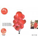 Парти сет от балони - FL в червен цвят 10бр