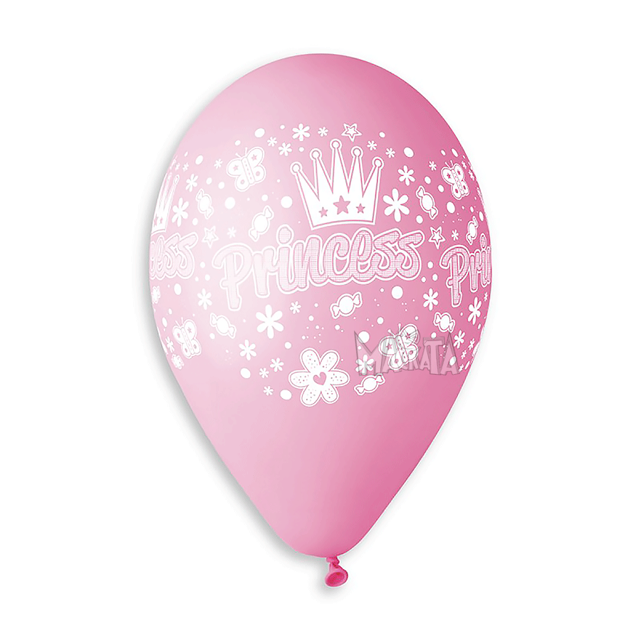 Балони с щампа - Princess 5бр