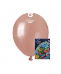 Пакет балони металик в цвят розово злато AM50 100бр