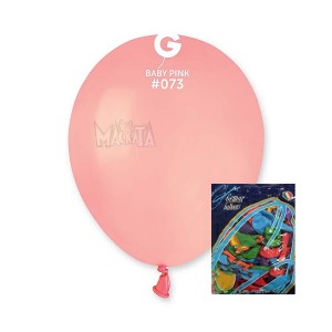 Пакет балони в цвят бебешко розово А50 100бр