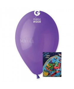 Пакет балони в тъмнолилав цвят G110 100бр