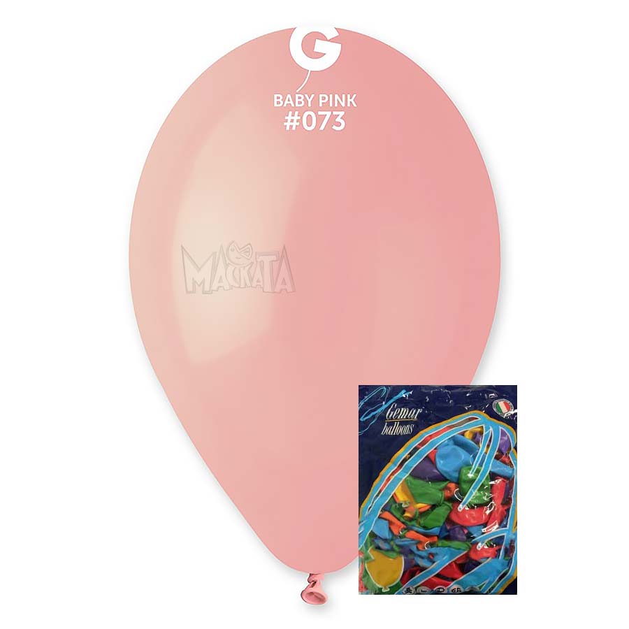 Пакет балони в цвят бебешко розово G110 100бр