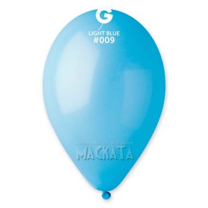 Пастелни балони в светлосин цвят G90 - 5бр