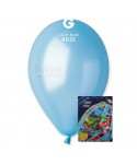 Пакет балони металик в светлосин цвят GM110 100бр