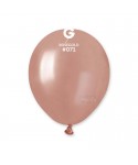 Балони металик в цвят розово злато AM50 - 10бр