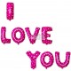 Фолиеви балони - Букви I Love You Фолиеви балони - Букви I Love You
