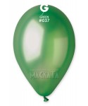 Балони металик в зелен цвят GM90 5бр