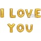 Фолиеви балони - Букви I Love You Фолиеви балони - Букви I Love You