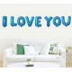 Фолиеви балони - Букви I Love You Фолиеви балони - Букви I Love You