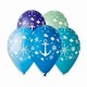 Балони с щампа - Морското дъно 5бр