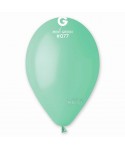 Пастелни балони в цвят мента G110 - 5бр
