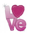 Фолиев балон надпис - LOVE