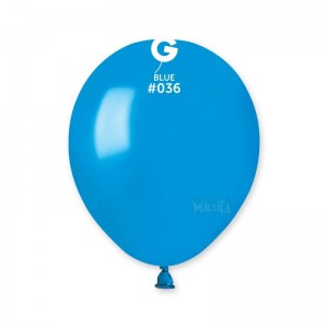 Балони металик в син цвят AM50 - 10бр