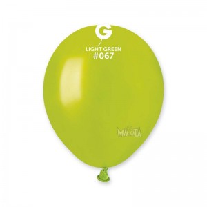 Балони металик в светлозелен цвят AM50 - 10бр