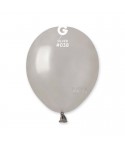 Балони металик в цвят сребро AM50 - 10бр
