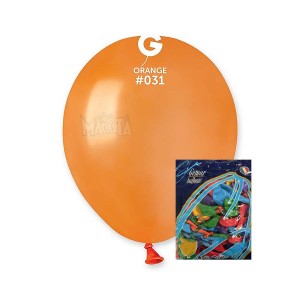 Пакет балони металик в оранжев цвят AM50 100бр