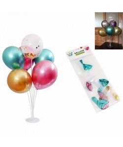 Парти сет от балони Хром и конфети - 7 бр