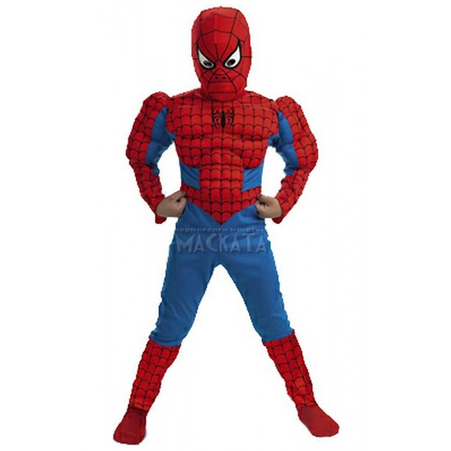 Детски костюм за Спайдърмен с мускули