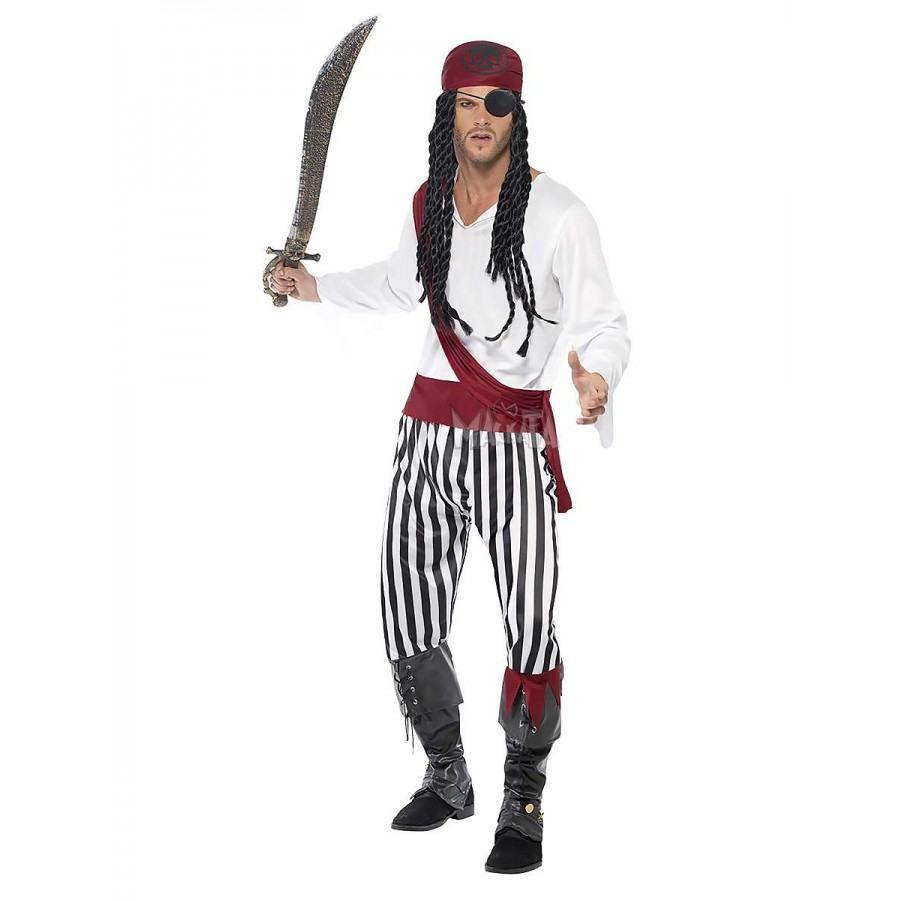 Мъжки карнавален костюм за пират 25783