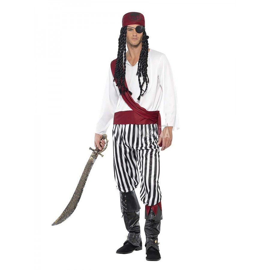 Мъжки карнавален костюм за пират 25783
