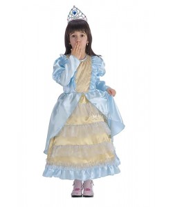 Детски костюм за синя принцеса