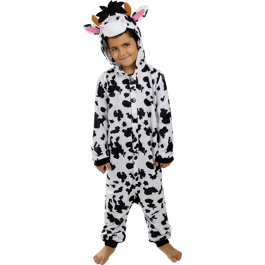 Детски костюм onesie крава Детски костюм onesie крава