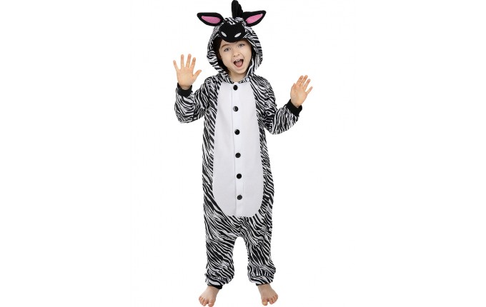 Детски костюм onesie  зебра