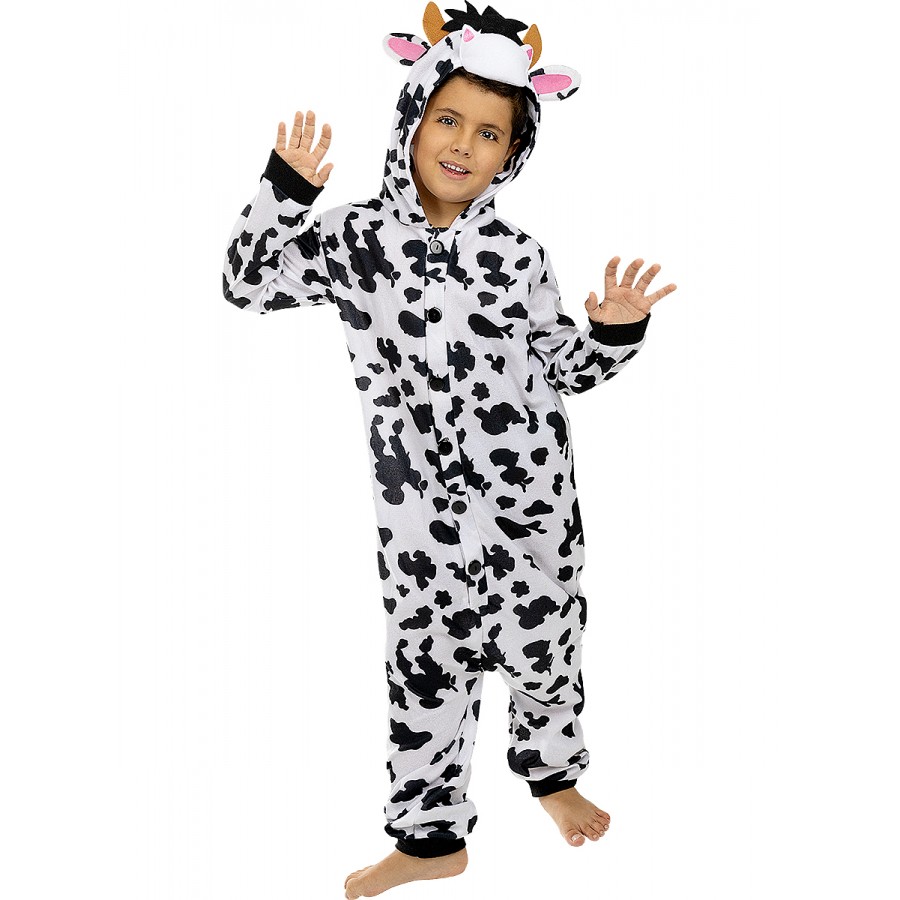 Детски костюм onesie крава Детски костюм onesie крава