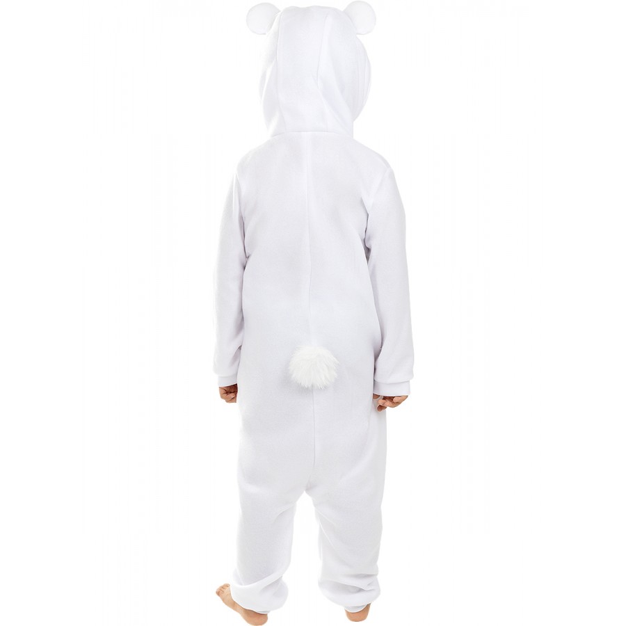 Детски костюм onesie  бяла мечка