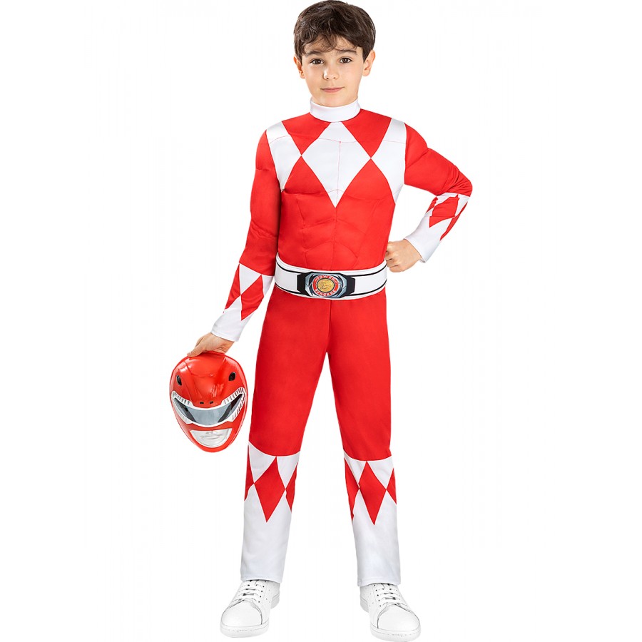 Червена Маска За Деца Power Ranger Червена Маска За Деца Power Ranger