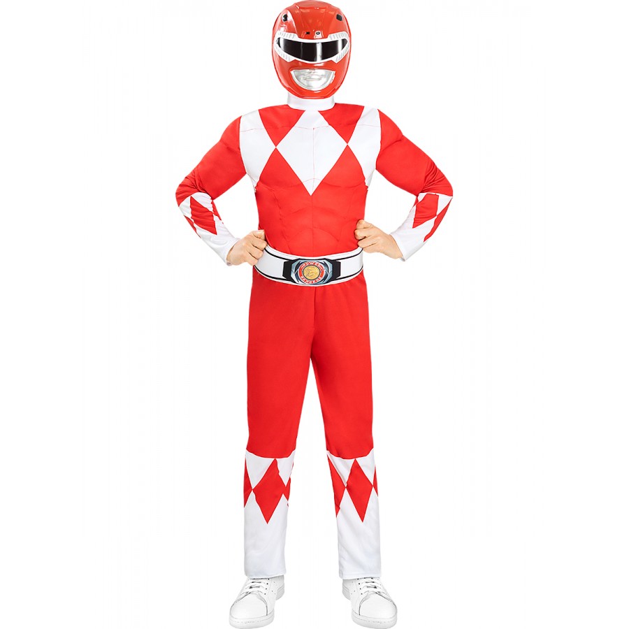 Червена Маска За Деца Power Ranger Червена Маска За Деца Power Ranger