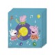 16 салфетки - Peppa Pig 33 x 33 см