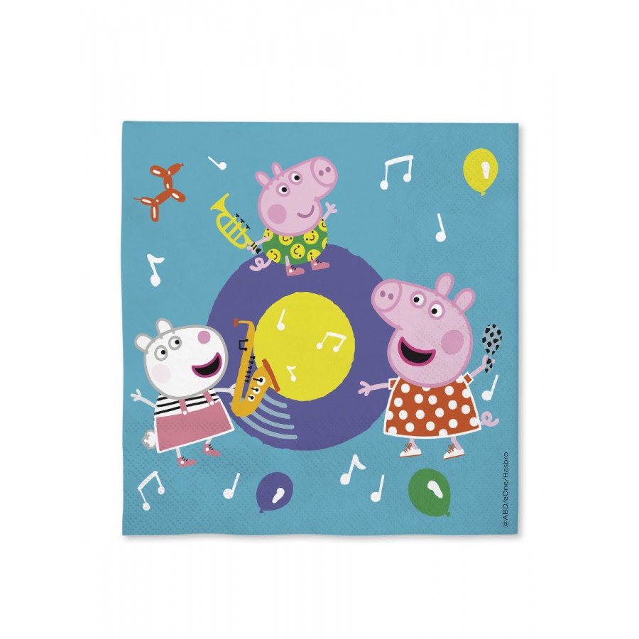 16 салфетки - Peppa Pig 33 x 33 см