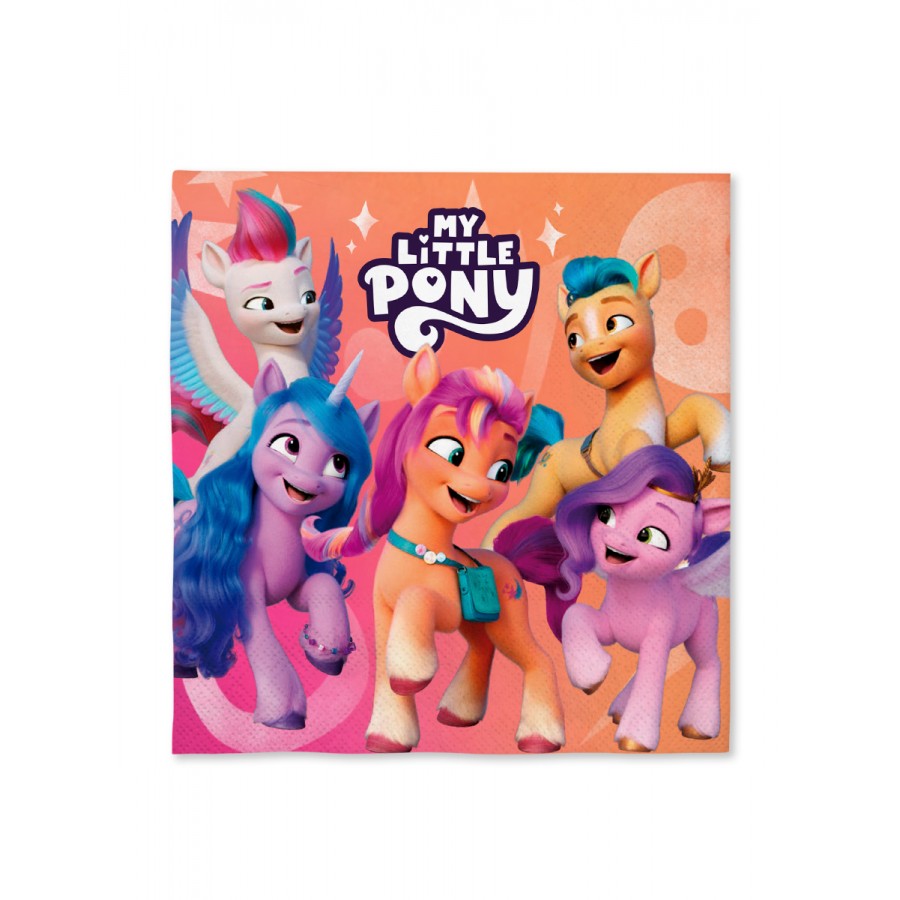 16 салфетки - My Little Pony 33 x 33 cm 16 салфетки - My Little Pony 33 x 33 cm