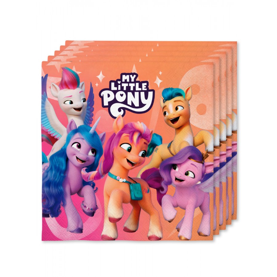 16 салфетки - My Little Pony 33 x 33 cm 16 салфетки - My Little Pony 33 x 33 cm