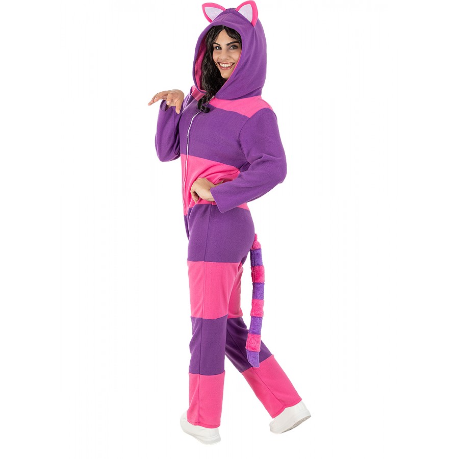 Костюм Onesie Cheshire Cat за възрастни