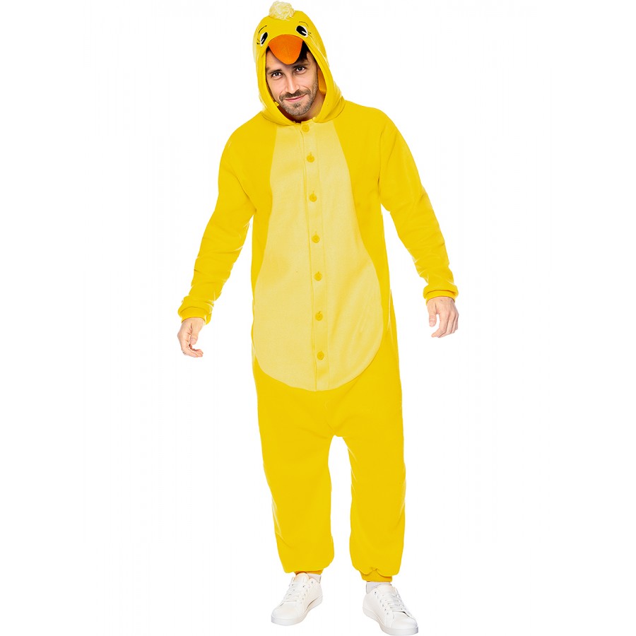 Костюм Chick Onesie за възрастни