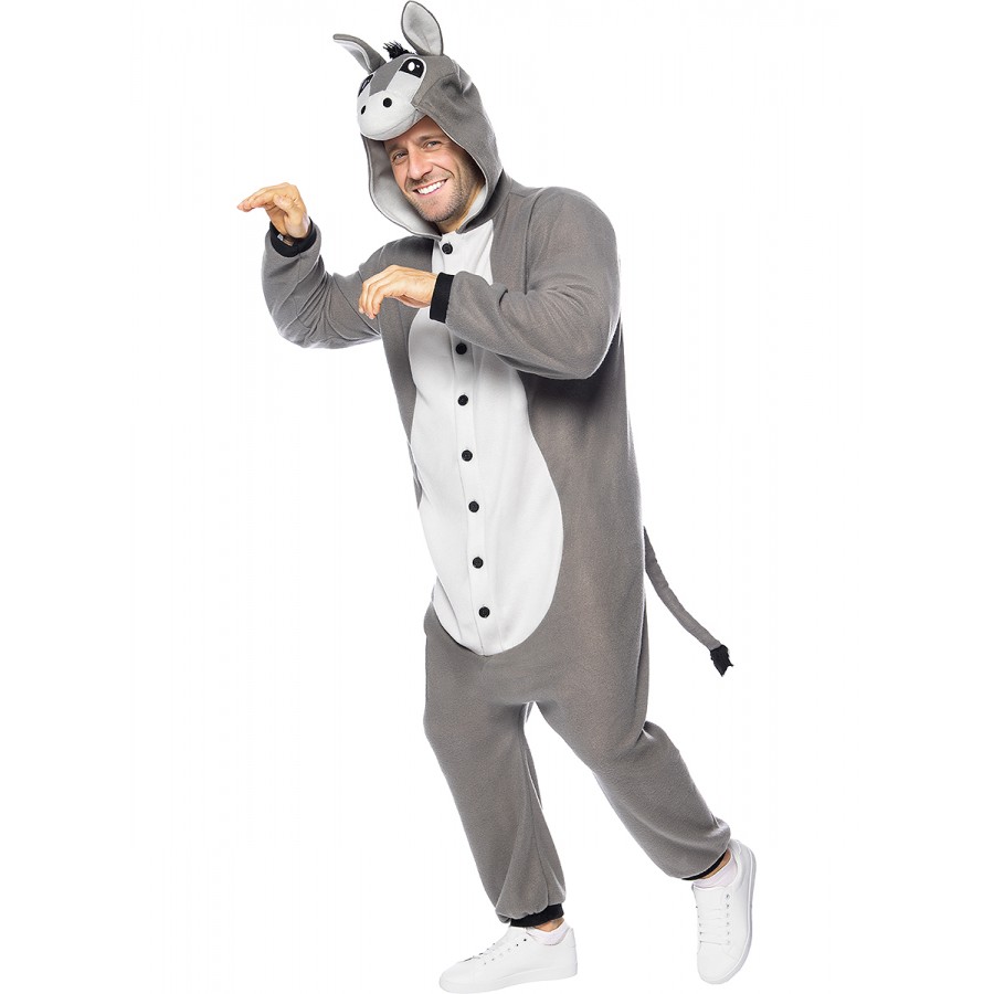 Магаре Onesie костюм за възрастни Магаре Onesie костюм за възрастни