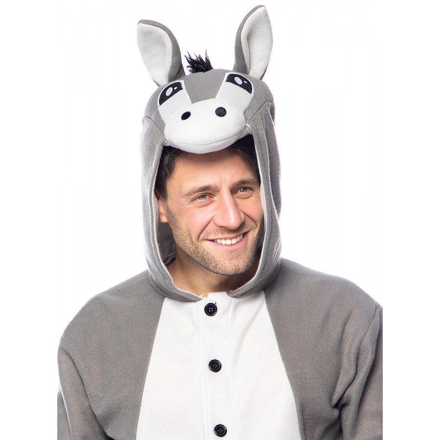 Магаре Onesie костюм за възрастни Магаре Onesie костюм за възрастни