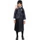 Костюм на Сърдитата дъщеря Wednesday Addams за момиче Костюм на Сърдитата дъщеря Wednesday Addams за момиче