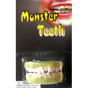 Карнавални зъби на чудовище