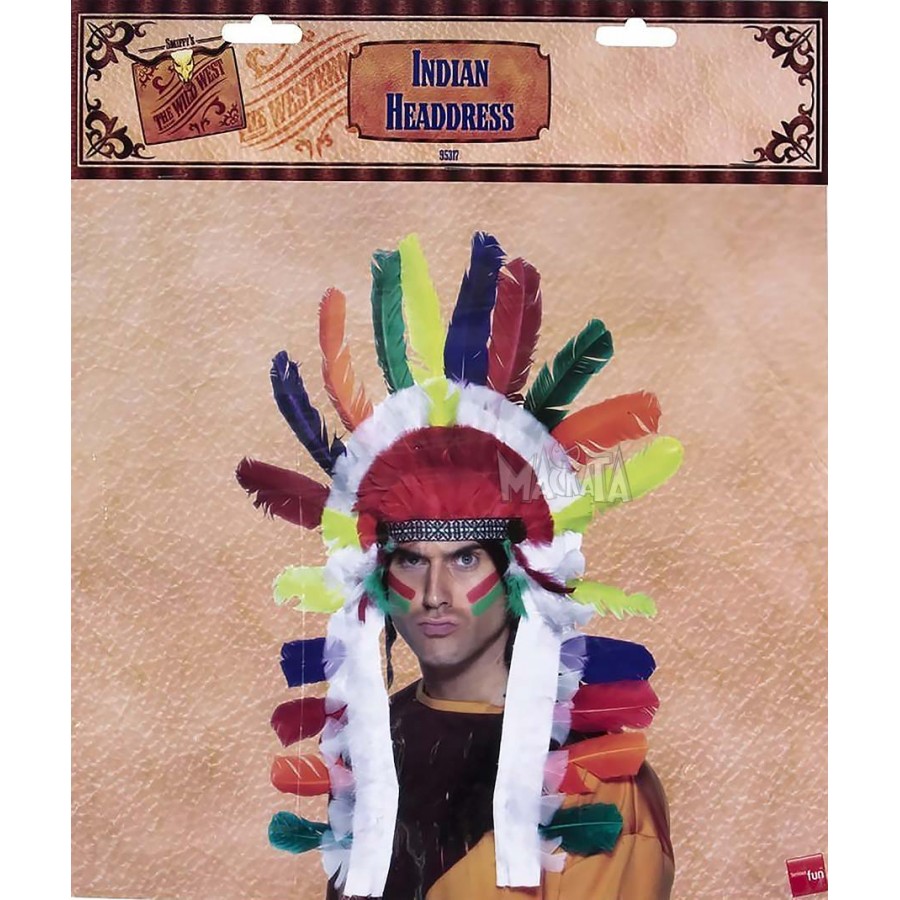 Шлем от пера за индиански вожд