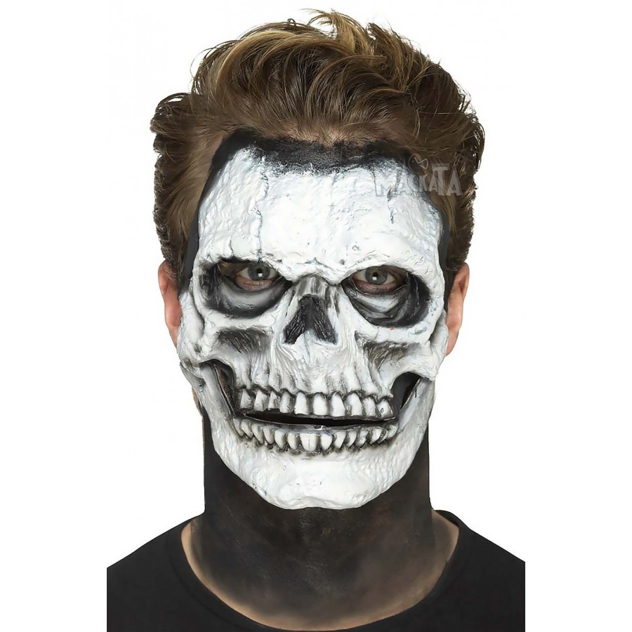 Карнавална маска - Скелет с подвижна челюст 46785