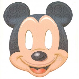 Карнавална картонена маска - Мики Маус