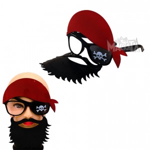 Очила и брада за пират